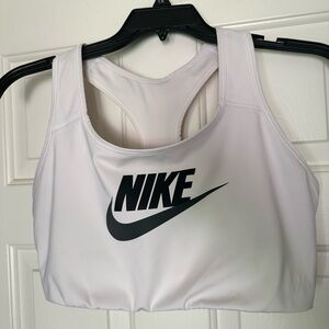 Nike Dri Fit sports bra white 1X
